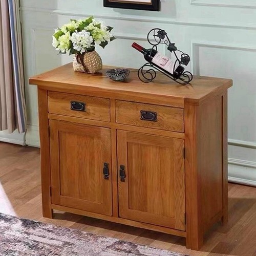 Oak solid wood sideboards - wood,