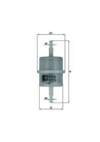 Mahle fuel filter - for, renault