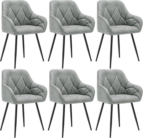 Set 6 faux leather - faux,