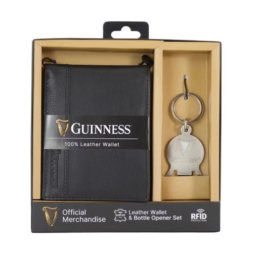 Guinness leather wallet - guinness,