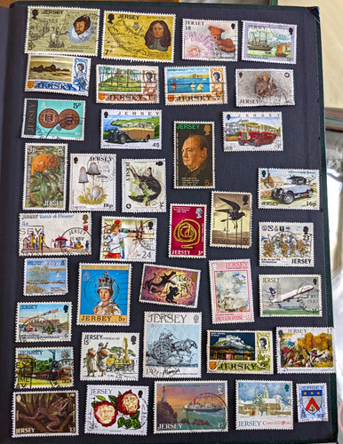 Jersey used stamps - (73),