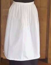 Victorian  Edwardian White Maids waist  WW1 Apron  Child's/Junior/Adult sizes  
