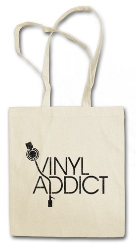 Vinyl addict shopping bag - vinyl,