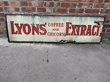 1920's Lyon's coffee and