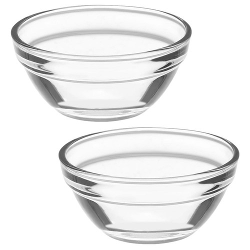 2pcs glass bowls fruit ice - glass,