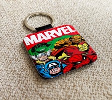 Personalized Marvel superheroes Keyring Chain