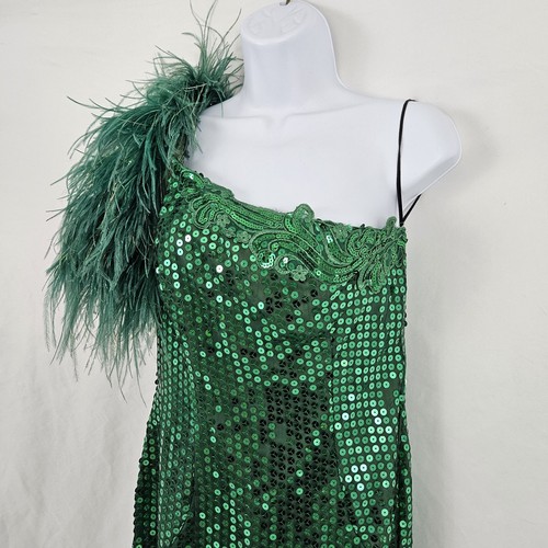 Vtg sequin prom dress party - sequin,