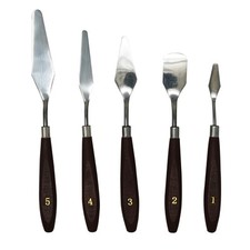 5x Palette Knives Spatula Oil