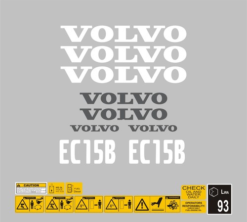 Volvo mini digger ec15b - volvo, ec15b.