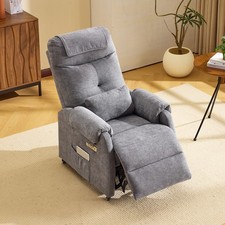 Recliner armchair with wheels - with,