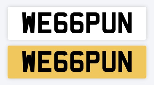 Weapon private number plate - private,