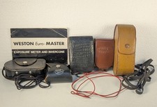 4x Cased Working Light Meters