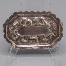 Indian Silver Tray Ceylon