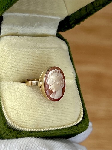 Vtg 14k solid - gold, hand