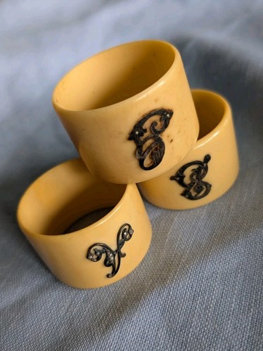 Vintage bone celluliod - ,