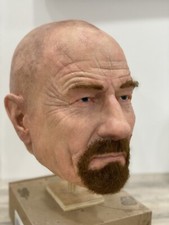 Walter White Heisenberg Silicone Mask Breaking bad Cosplay Halloween Mask 
