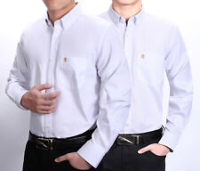 Mens Long Sleeve Shirt,Oxford