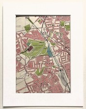 Antique 1930 London Map -