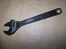Snap On Blue Point USA 12" Adjustable Wrench Black Oxide Finish