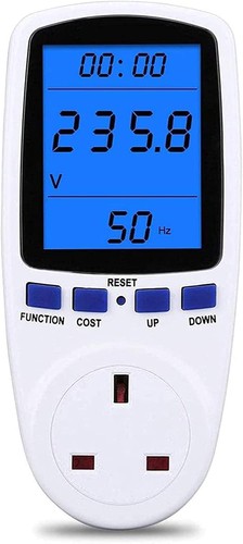 Electricity usage monitor plug - usage,