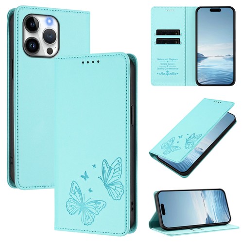Magnetic leather butterfly - magnetic,