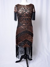 UNIQUE VINTAGE 1920S BLACK &