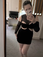 Black Mini Dress Size S