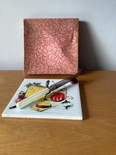 Cheese Board And Knife 1960s