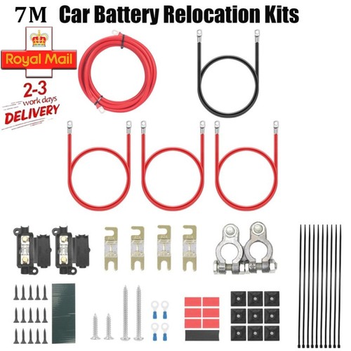 Car battery relocation kit - 7m,