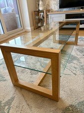 Marks & Spencer Colby Glass Top Coffee Table