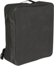 Aidapt Economy Scooter Bag Storage Adjustable with Zips & Carry Handle Black