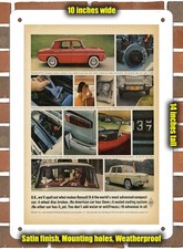 Metal Sign - 1962 Renault R-8