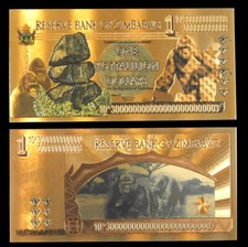 Zimbabwe one yottalilion - zimbabwe,
