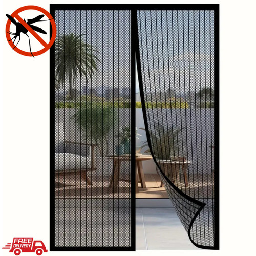 Black window screen - black,