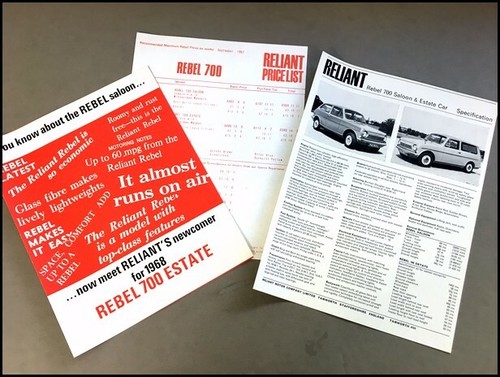 1968 reliant rebel 700 - reliant,