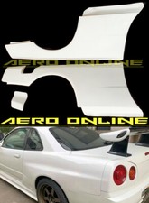 R34GTR Style Half Rear Fenders