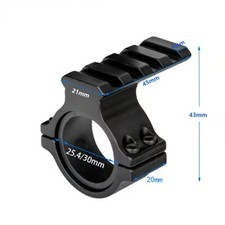 Scope Barrel Mount 25.4mm &