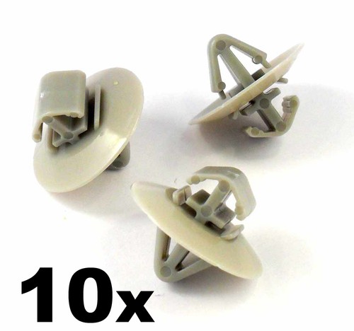 10x plastic clips for vauxhall - 10x,