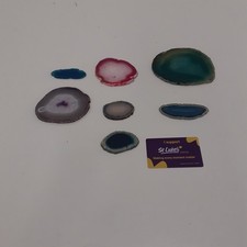 7 Pcs Geode  Agate Slices