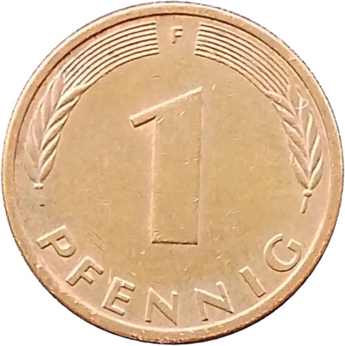Germany pfennig coin - 1, f