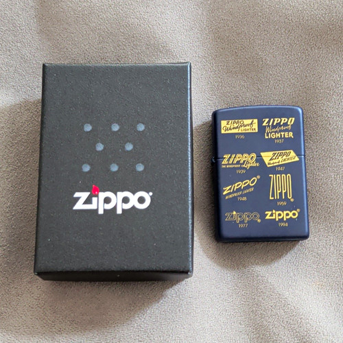 Zippo metal pocket lighter - metal,