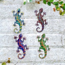 Colourful Gecko Metal Lizard