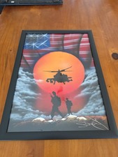 Framed Street Art Patriotic US
