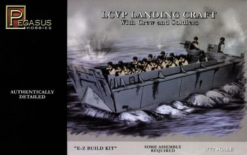 Pegasus lcvp landing - 1/72,