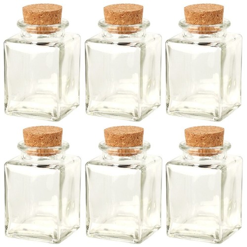 Set glass storage jars - glass,