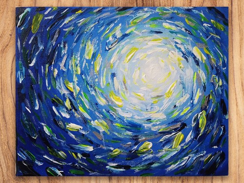 School fish spiral swimming - fish,