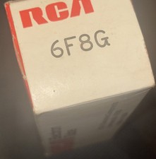 1971 RCA 6F8G Tested NOS Values VT-99 6F8 Twin Triode Vacuum Tube Red Print NIB