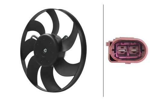 Hella engine cooling - fan, fits