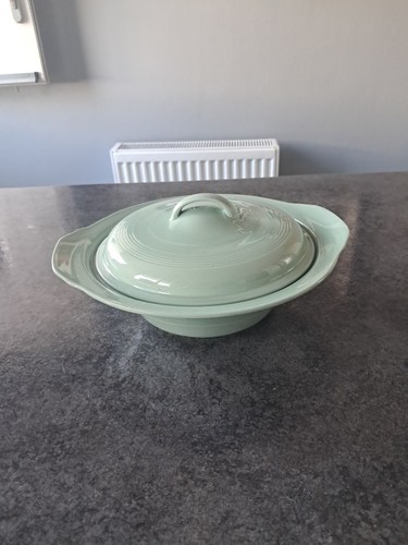 Woods ware beryl - ware, lidded