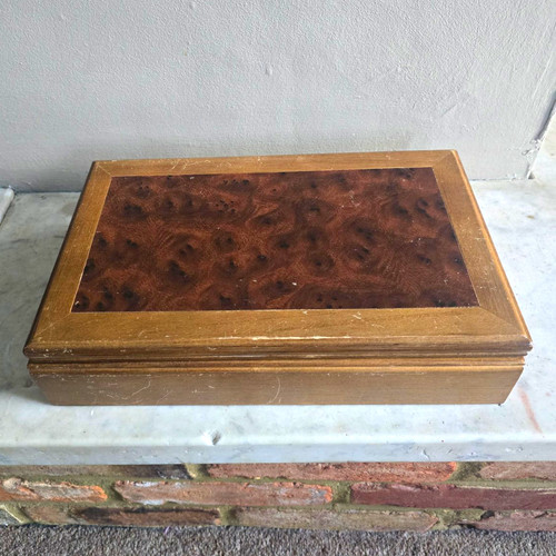 Box wooden jewellery trinket - box,